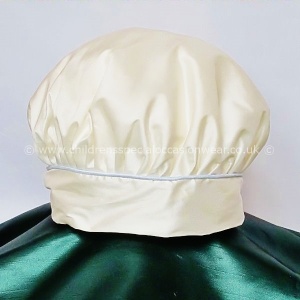 Baby Boys Millie Grace Ivory & Blue Silk Hat